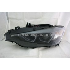 BMW F30 13-15 Black Face Light Bar Head Lamp